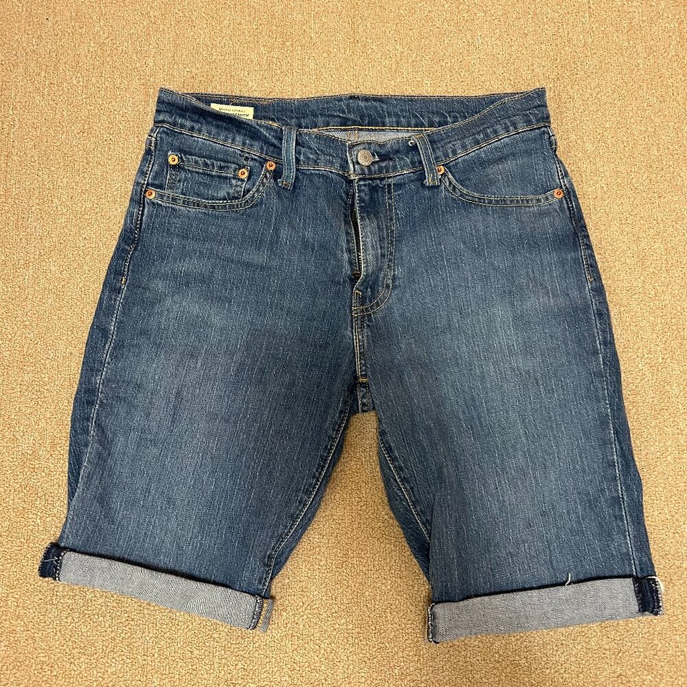 Levi’s Premium 511 Denim Shorts Men’s W31 Blue Slim Fit